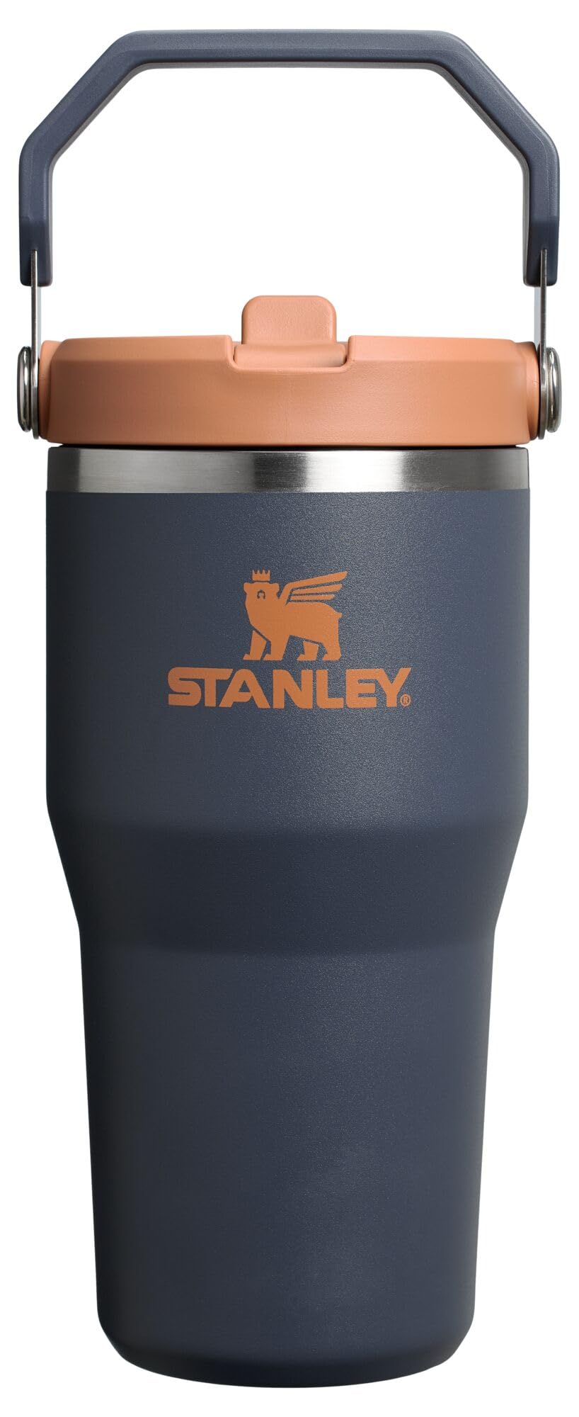 STANLEY IceFlow 2.0 Flip Straw Tumbler with Handle 30 oz | Twist On Lid and Flip Up Straw | Leak Resistant Water Bottle | Insulated Stainless Steel | BPA-Free | Twilight