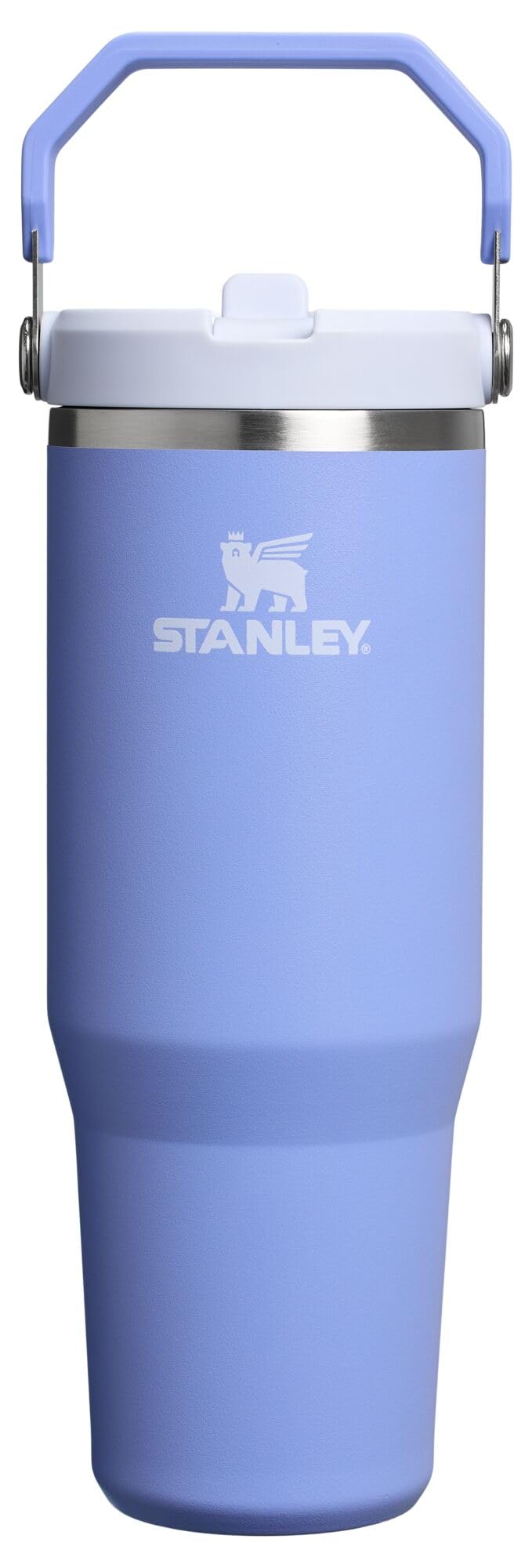 STANLEY IceFlow 2.0 Flip Straw Tumbler with Handle 30 oz | Twist On Lid and Flip Up Straw | Leak Resistant Water Bottle | Insulated Stainless Steel | BPA-Free | Twilight