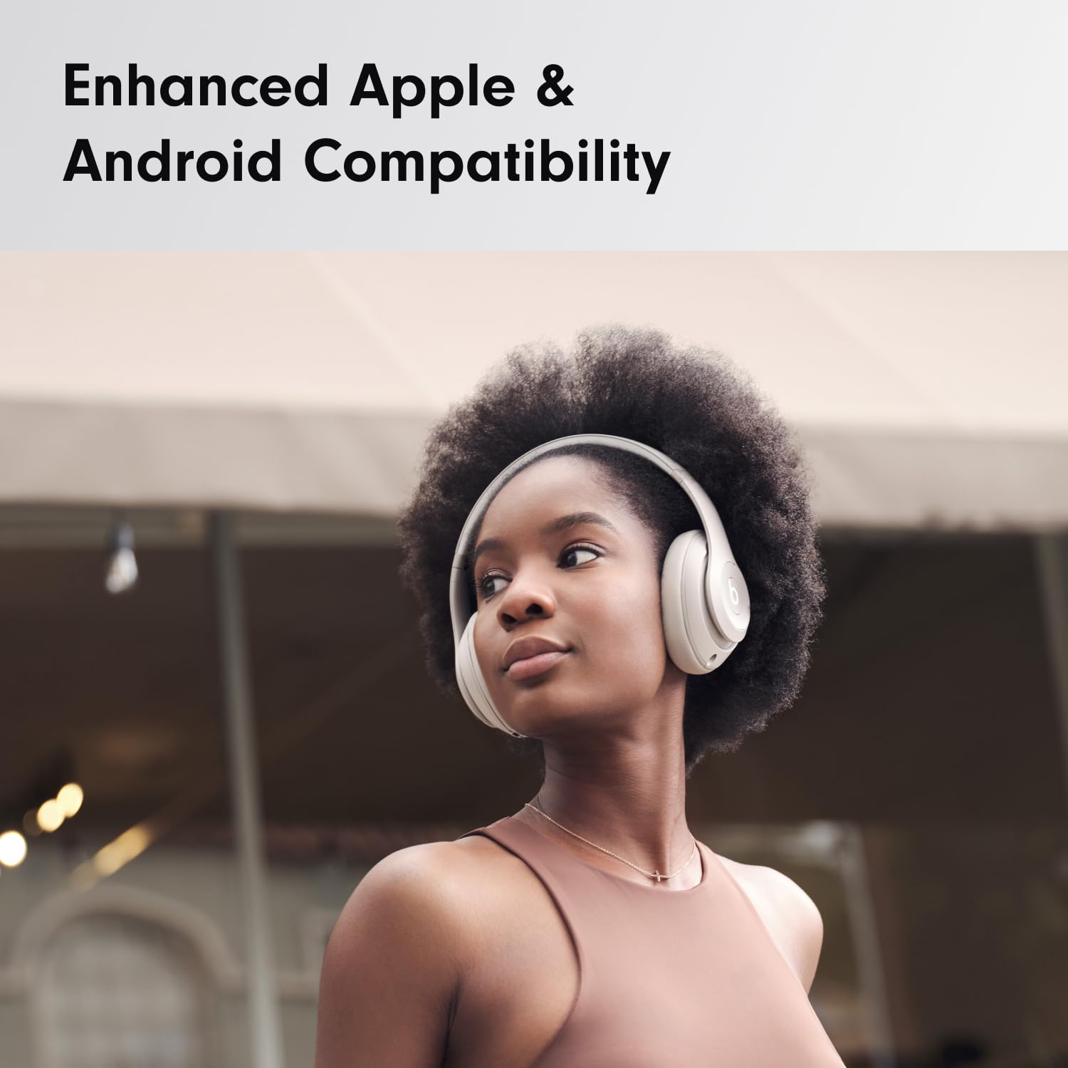 Beats Studio Pro-Premium Wireless Over-Ear Headphones- Up to 40-Hour Battery Life, Active Noise Cancelling, USB-C Lossless Audio, Apple &amp; Android Compatible- Sandstone