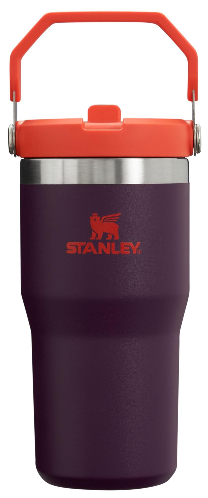 STANLEY IceFlow 2.0 Flip Straw Tumbler with Handle 30 oz | Twist On Lid and Flip Up Straw | Leak Resistant Water Bottle | Insulated Stainless Steel | BPA-Free | Twilight