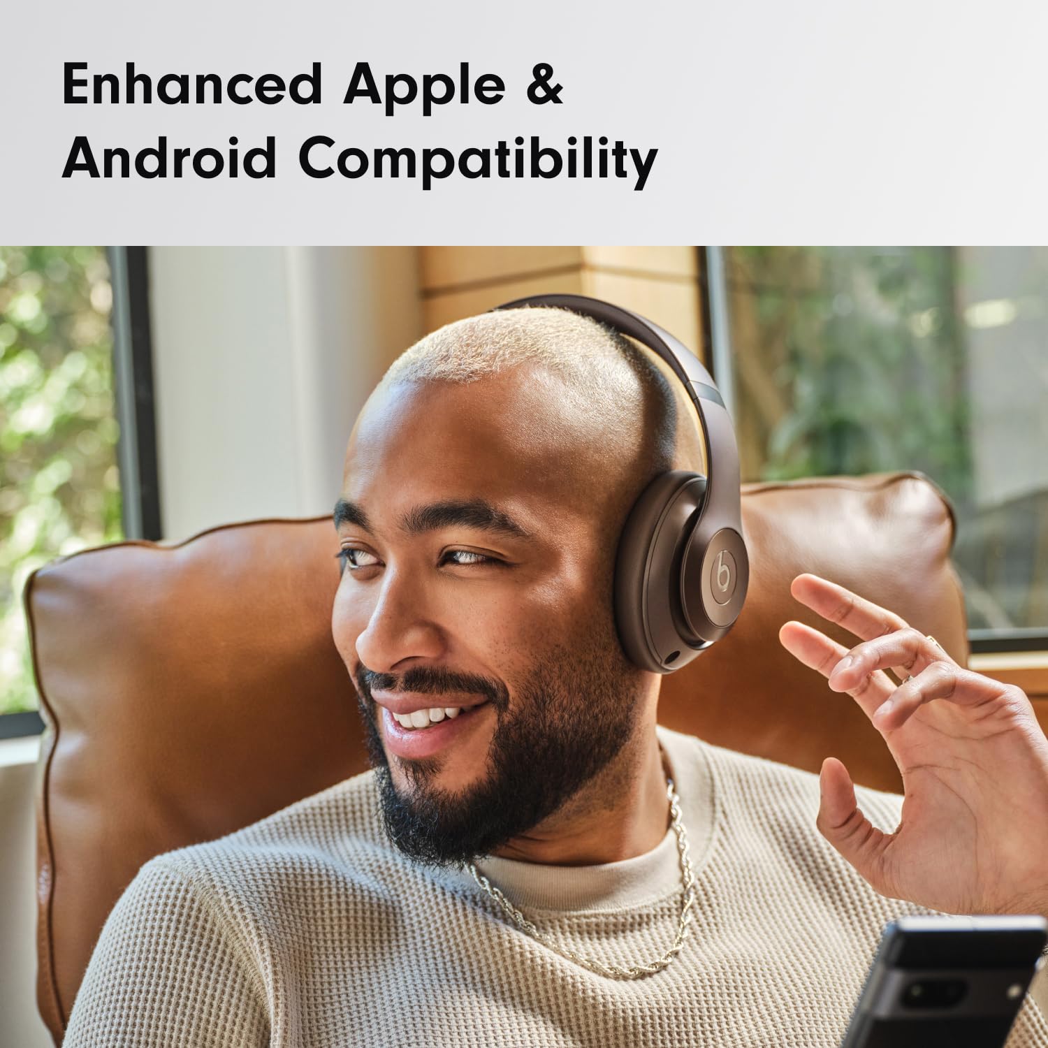 Beats Studio Pro-Premium Wireless Over-Ear Headphones- Up to 40-Hour Battery Life, Active Noise Cancelling, USB-C Lossless Audio, Apple &amp; Android Compatible- Sandstone