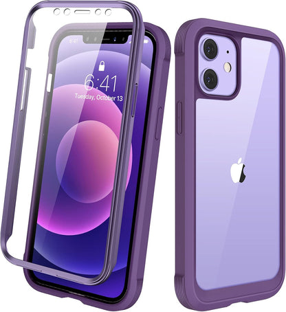 Diaclara Designed for iPhone 15 Case, Full Body Rugged Case with Built-in Touch Sensitive Anti-Scratch Screen Protector, with Camera Lens Protector for iPhone 15 6.1" (Wave Blue)