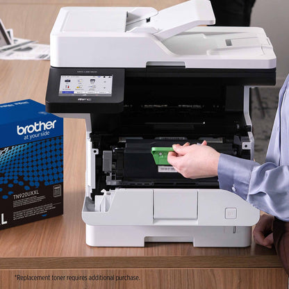 Brother Professional Laser Printer All-in-One with Scanner and Copier, High-Speed 50 ppm Monochrome Printing, Wireless Network Ready, Dual-Band WiFi, Auto 2-Sided Print (MFC-L5915DW)