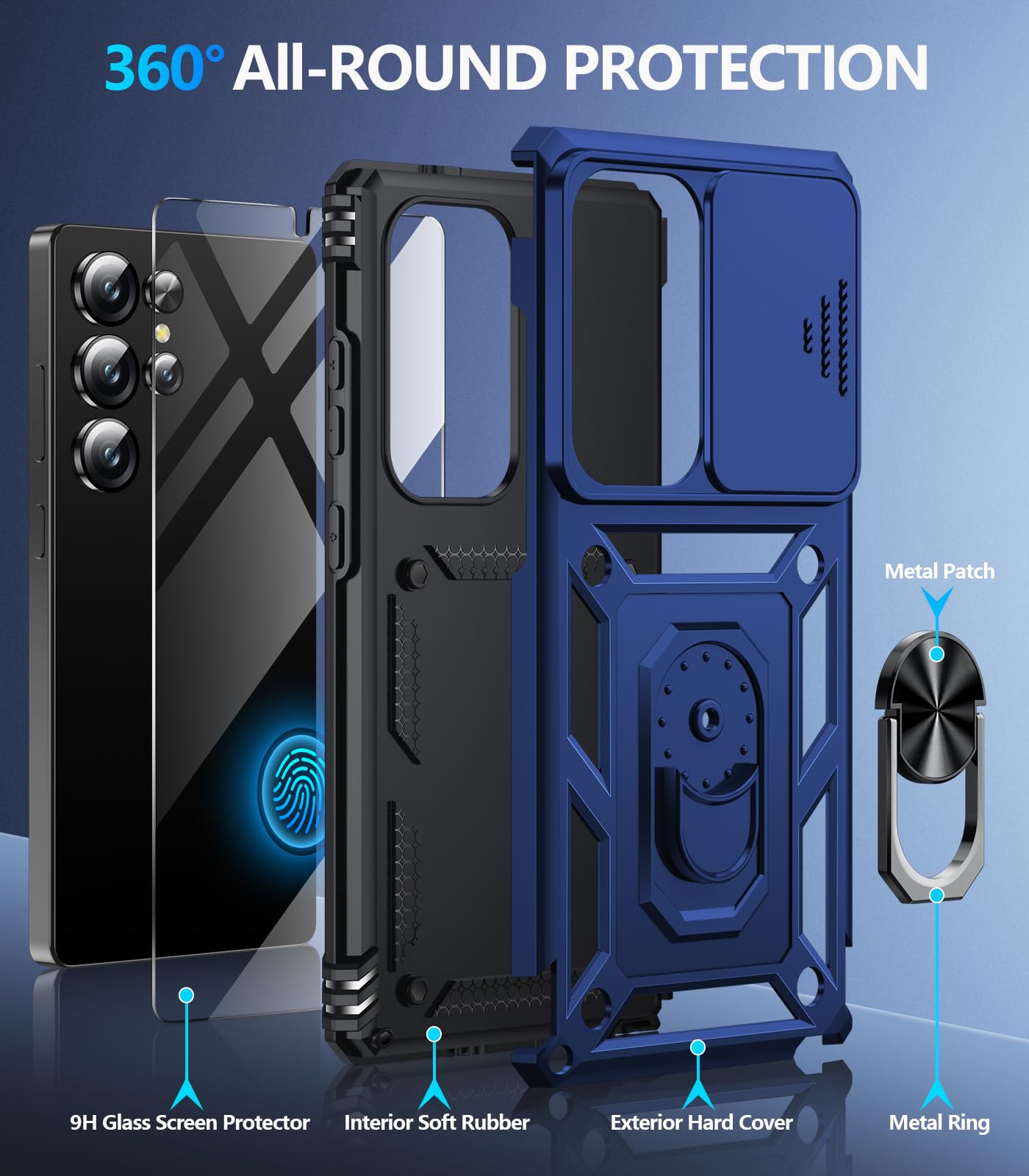 Samsung Galaxy S26 Ultra case with screen protector