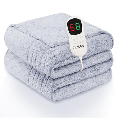Heated Blanket Full Size - Premium Soft Heating Electric Blanket, Fast Heating with 10 Heating Settings, 5 Time Settings, Machine Washable - Perfect for Winter &amp; Cold Nights (72"x84", Grey)