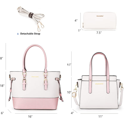 Montana West 3PCS Purses for Women Tote Bag and Wallet Set Shoulder Satchel Handbags