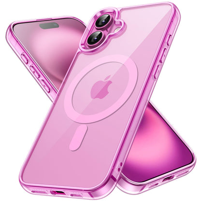 premium aplus module features iPhone with clear case showcasing MagSafe compatibility and sleek design.