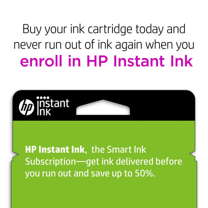HP 63XL Black High-Yield Printer Ink Cartridge Printers | Works with DeskJet 1112, 2130, 3630;Envy 4510, 4520; OfficeJet 3830, 4650, 5200 | Eligible for Instant Ink | F6U64AN