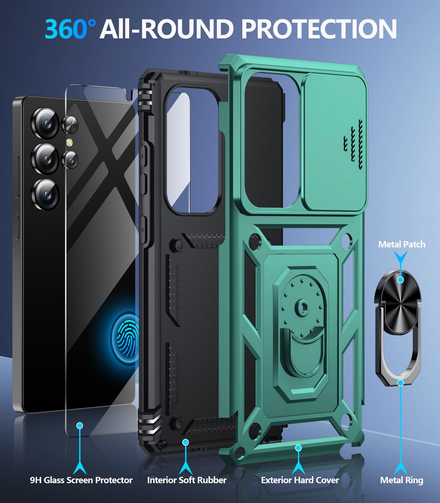 Samsung Galaxy S26 Ultra case with screen protector