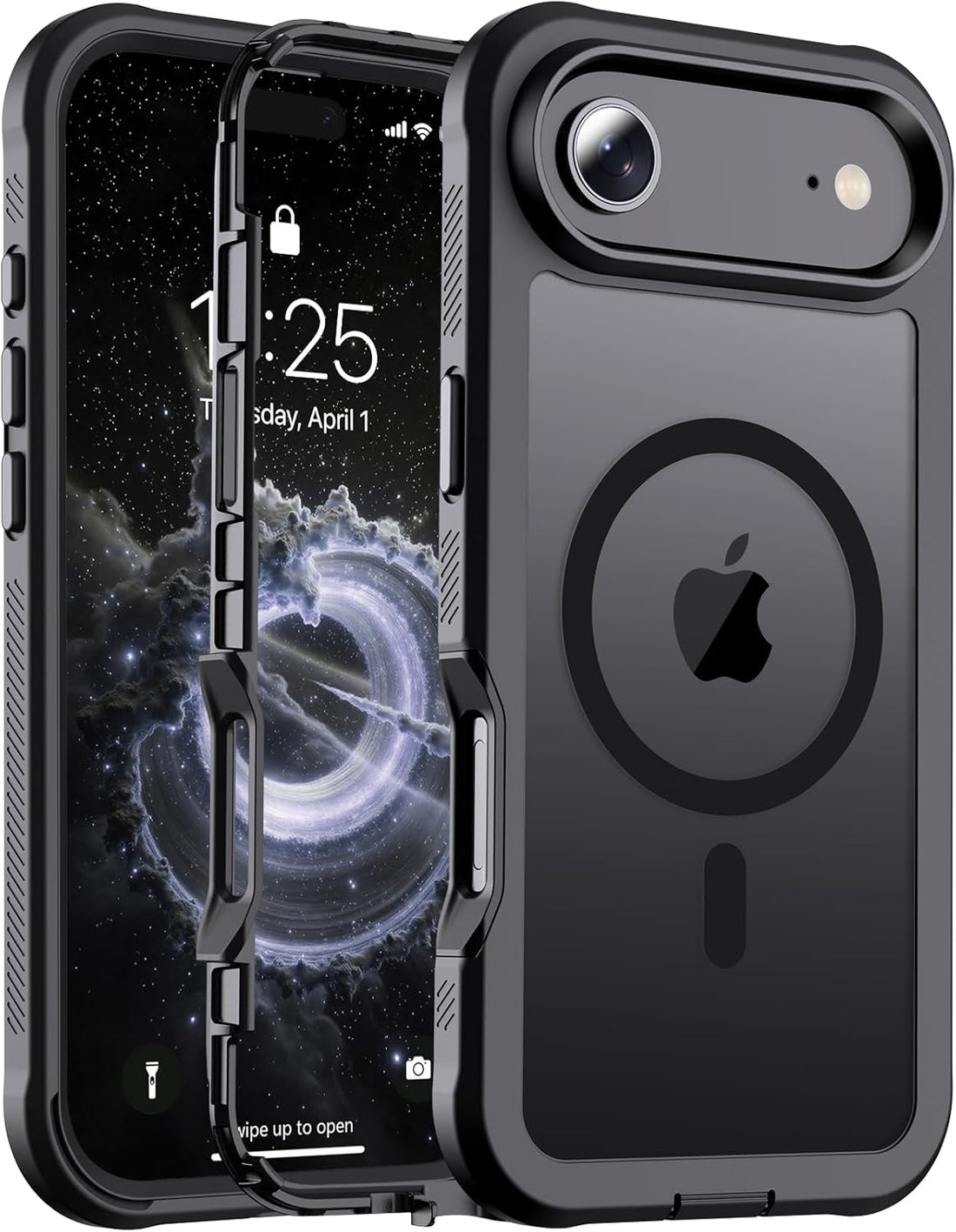 Magnetic for iPhone 14 Case, [Compatible with MagSafe][Military Grade Drop Protection][Heavy Duty Protection][Non-Slip][Shockproof] 2-Layer Durable Bumper Phone Case 6.1&