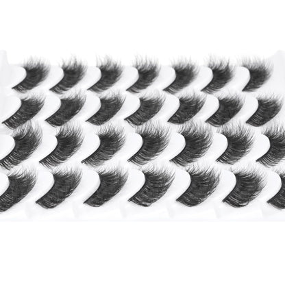 14 Pairs Wispy Mink Lashes False Eye Lashes Natural Look 5D Volume 16mm Fake Eyelashes Pack by TNFVLONEINS