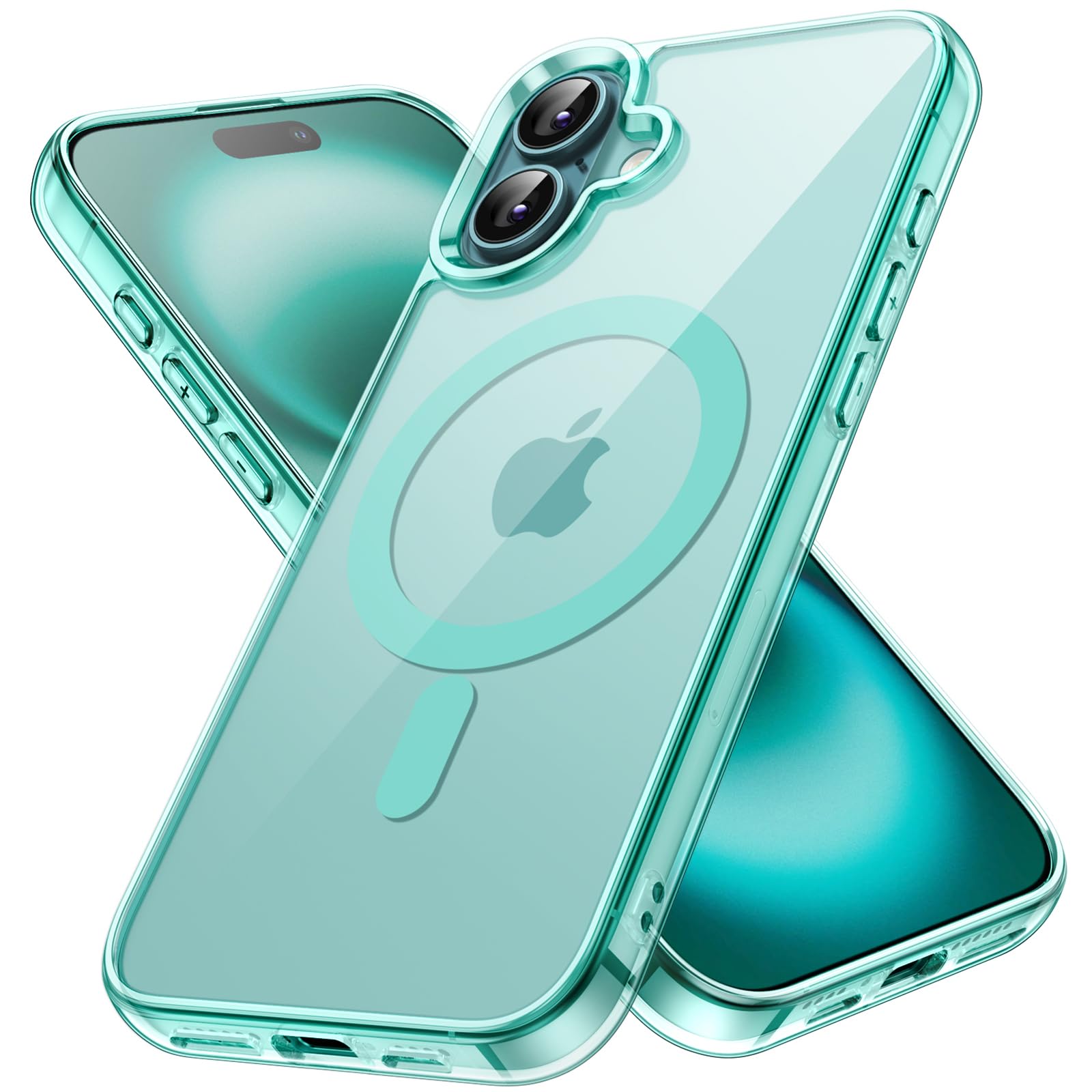premium aplus module features iPhone with clear case showcasing MagSafe compatibility and sleek design.