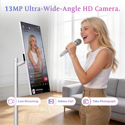 portable smart TV on wheels