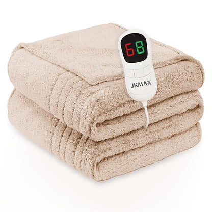 Heated Blanket Full Size - Premium Soft Heating Electric Blanket, Fast Heating with 10 Heating Settings, 5 Time Settings, Machine Washable - Perfect for Winter &amp; Cold Nights (72"x84", Grey)