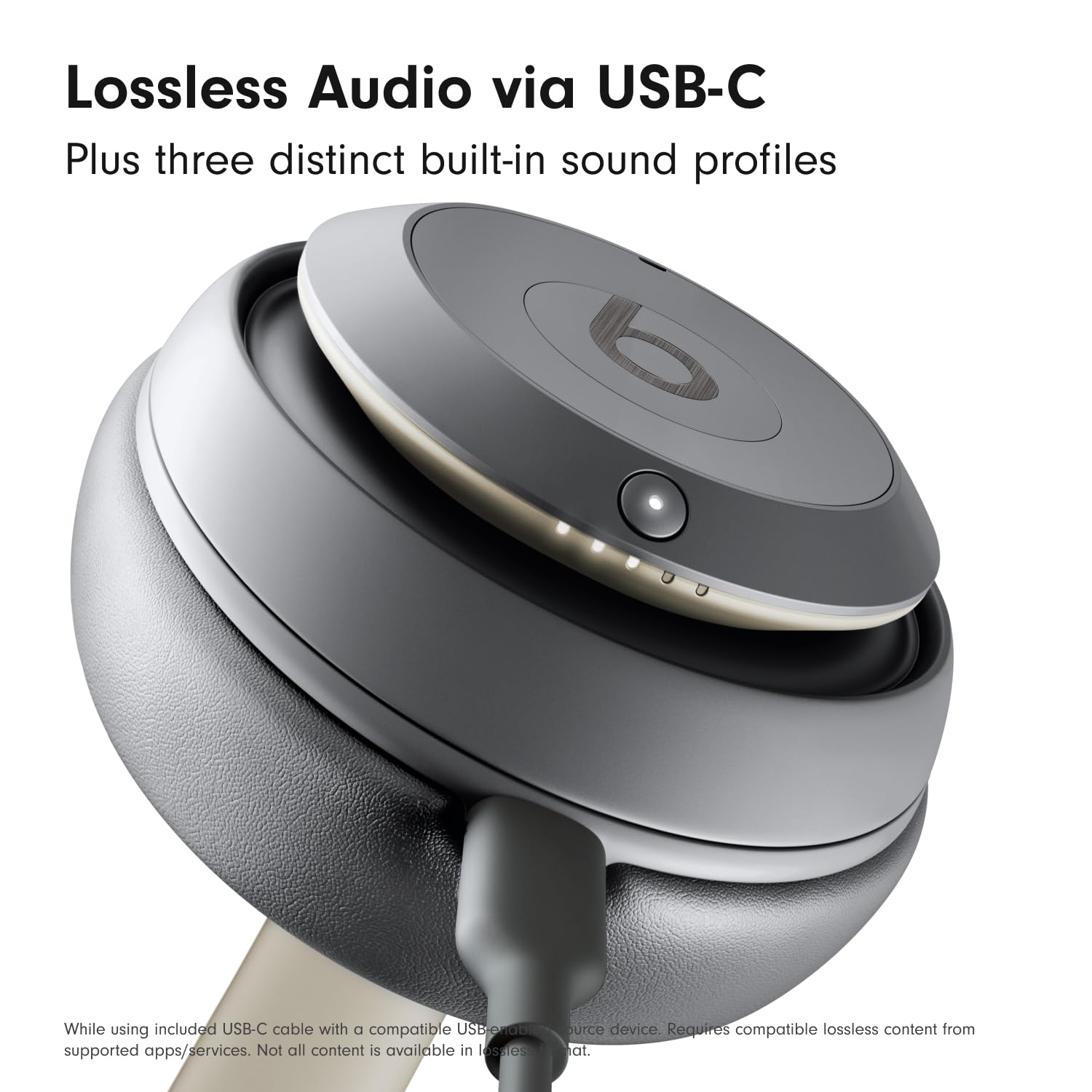 Beats Studio Pro-Premium Wireless Over-Ear Headphones- Up to 40-Hour Battery Life, Active Noise Cancelling, USB-C Lossless Audio, Apple &amp; Android Compatible- Sandstone