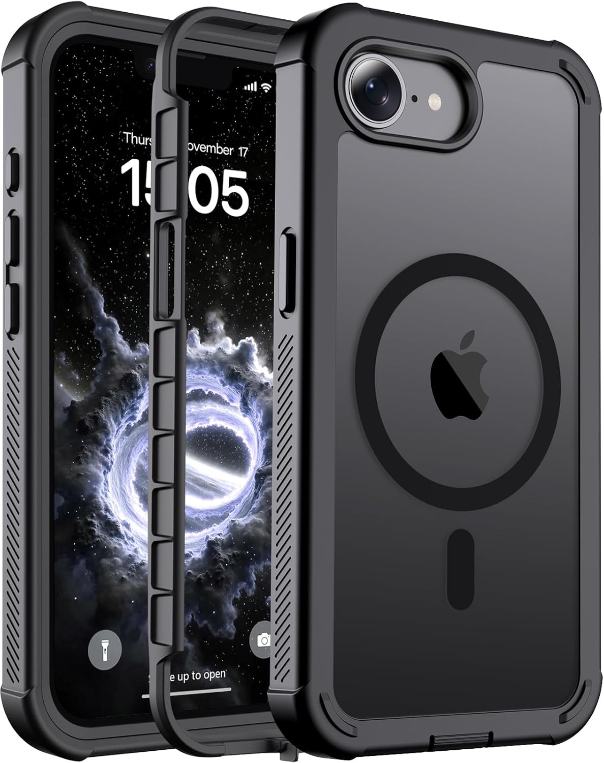 Magnetic for iPhone 14 Case, [Compatible with MagSafe][Military Grade Drop Protection][Heavy Duty Protection][Non-Slip][Shockproof] 2-Layer Durable Bumper Phone Case 6.1&
