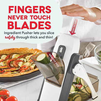 Safe Slice for Vegetables, Meal Prep &amp; More with 30+ Presets