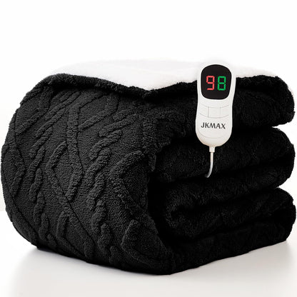 Heated Blanket Full Size - Premium Soft Heating Electric Blanket, Fast Heating with 10 Heating Settings, 5 Time Settings, Machine Washable - Perfect for Winter &amp; Cold Nights (72"x84", Grey)