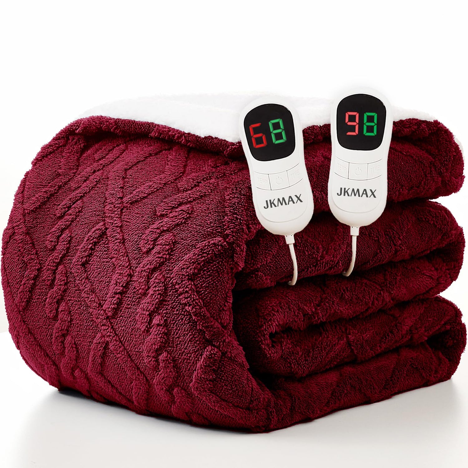 Heated Blanket Full Size - Premium Soft Heating Electric Blanket, Fast Heating with 10 Heating Settings, 5 Time Settings, Machine Washable - Perfect for Winter &amp; Cold Nights (72"x84", Grey)