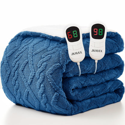 Heated Blanket Full Size - Premium Soft Heating Electric Blanket, Fast Heating with 10 Heating Settings, 5 Time Settings, Machine Washable - Perfect for Winter &amp; Cold Nights (72"x84", Grey)
