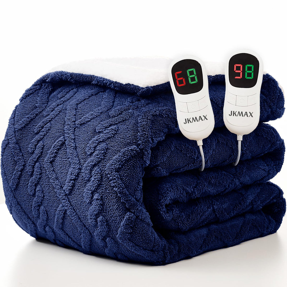 Heated Blanket Full Size - Premium Soft Heating Electric Blanket, Fast Heating with 10 Heating Settings, 5 Time Settings, Machine Washable - Perfect for Winter &amp; Cold Nights (72"x84", Grey)