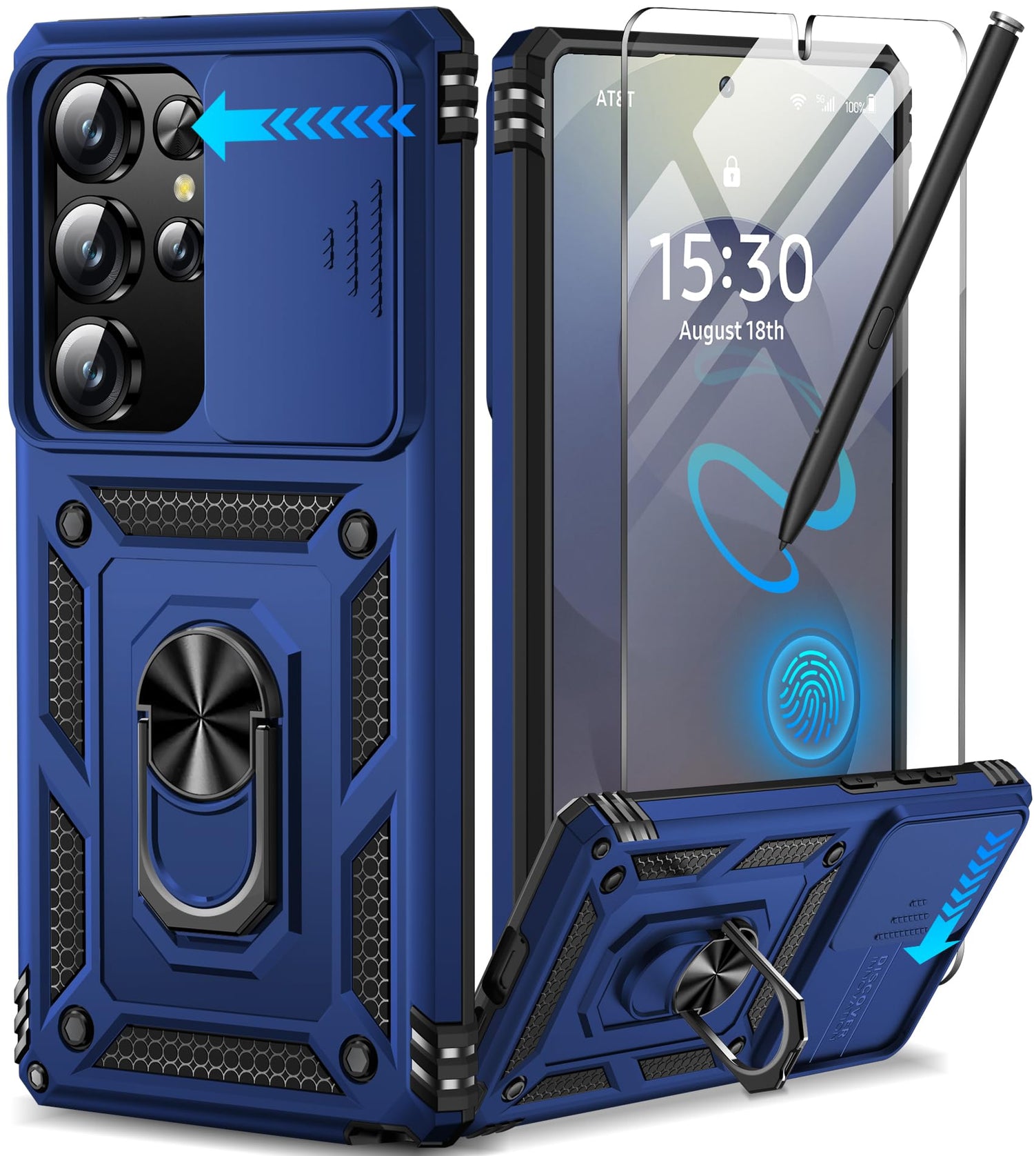 Samsung Galaxy S26 Ultra case with screen protector