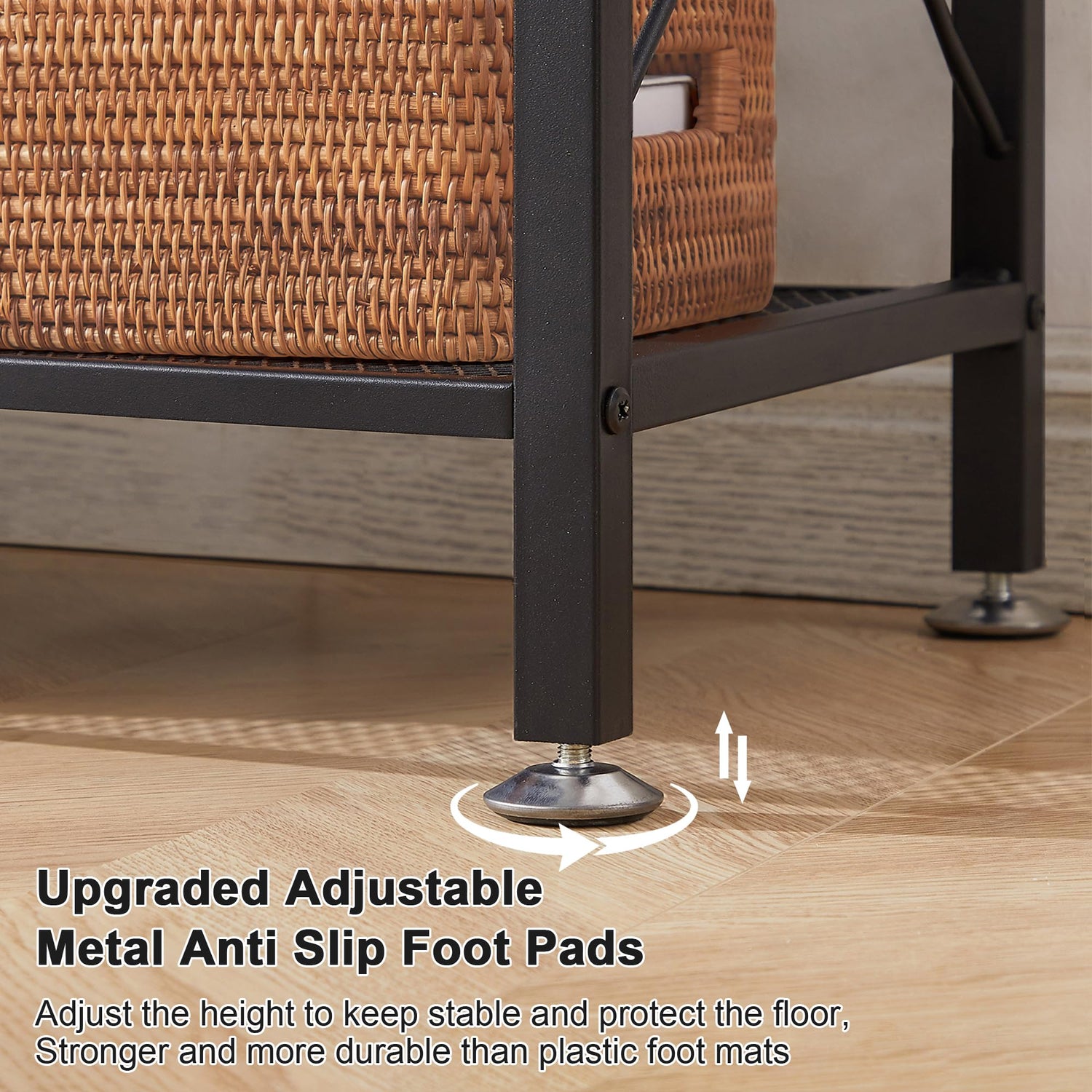 VECELO TV Stand with Power Outlets for 65 Inch Industria Media Entertainment Center with Charging Station, 3-Tier Open Shelves &amp; Metal Frame for Living Room, Bedroom, 55 Inch, Brown