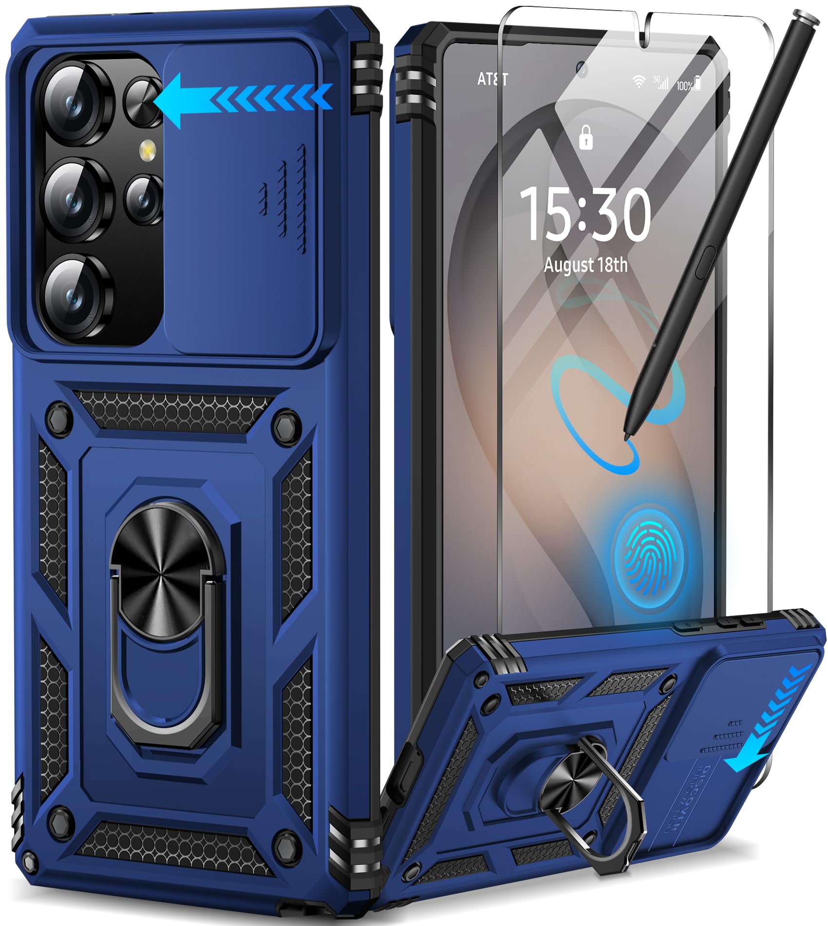 Samsung Galaxy S26 Ultra case with screen protector
