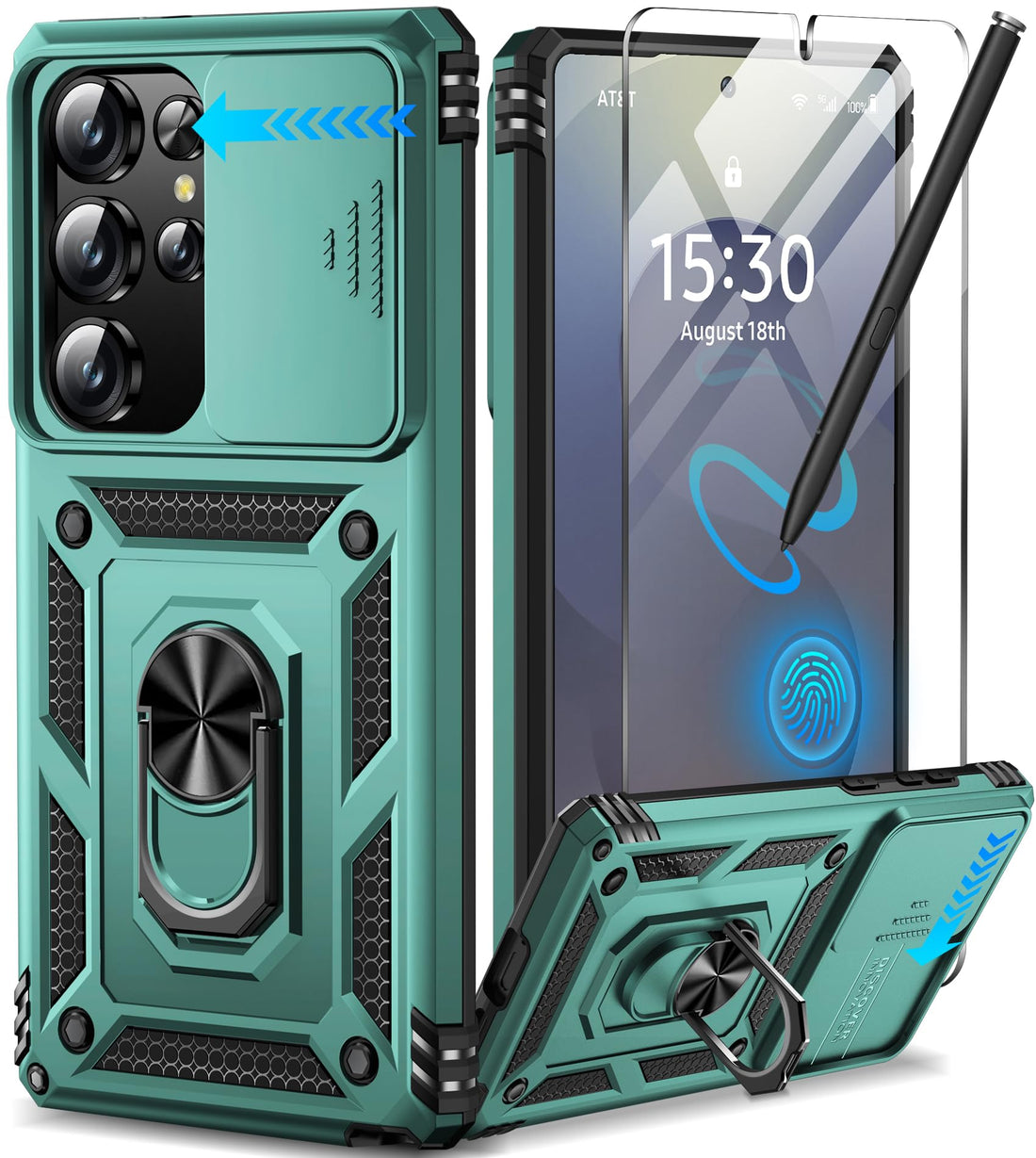 Samsung Galaxy S26 Ultra case with screen protector