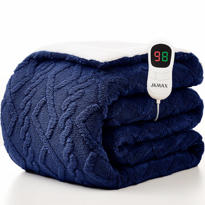 Heated Blanket Full Size - Premium Soft Heating Electric Blanket, Fast Heating with 10 Heating Settings, 5 Time Settings, Machine Washable - Perfect for Winter &amp; Cold Nights (72"x84", Grey)