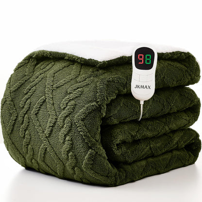 Heated Blanket Full Size - Premium Soft Heating Electric Blanket, Fast Heating with 10 Heating Settings, 5 Time Settings, Machine Washable - Perfect for Winter &amp; Cold Nights (72"x84", Grey)