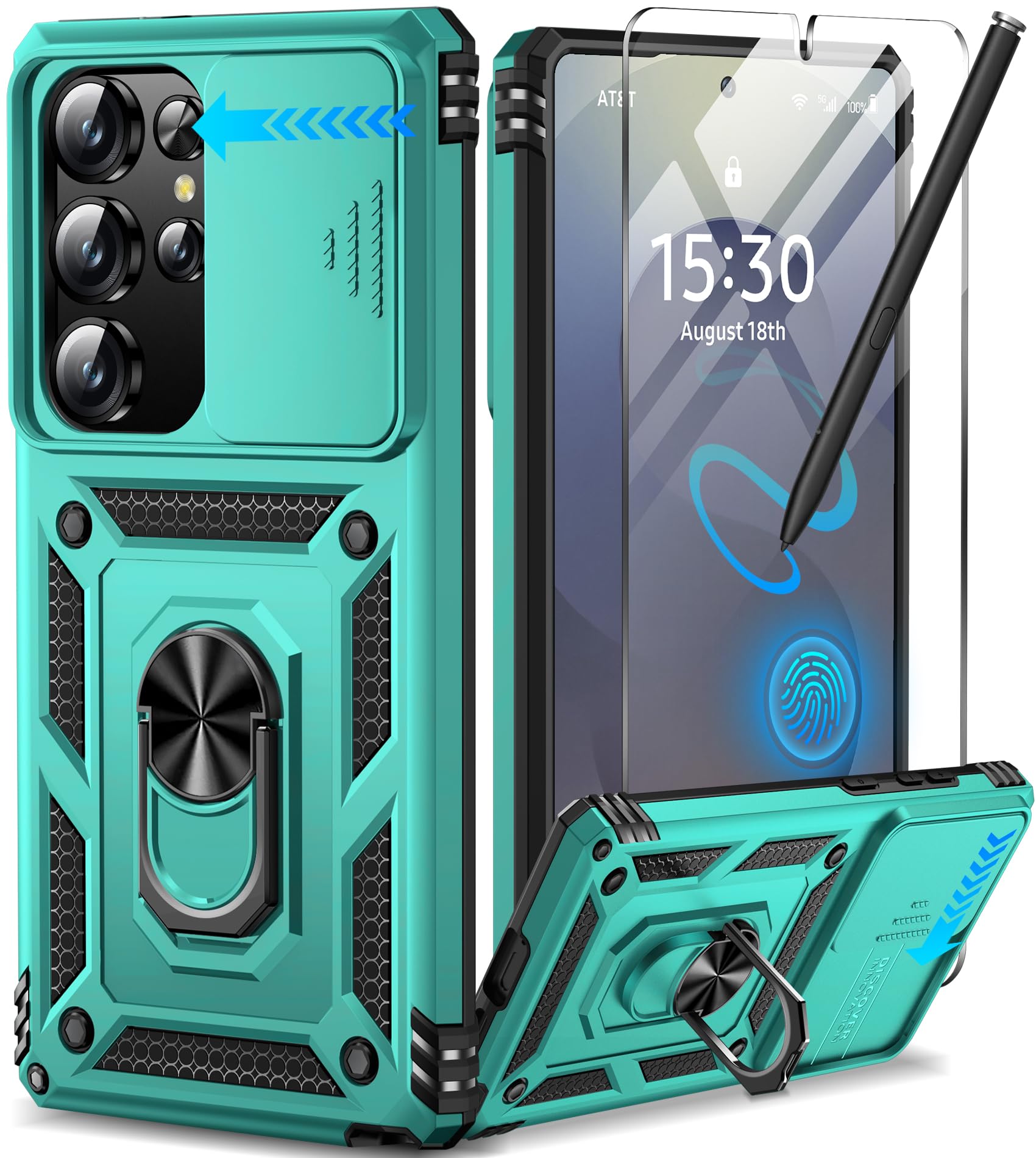 Samsung Galaxy S26 Ultra case with screen protector