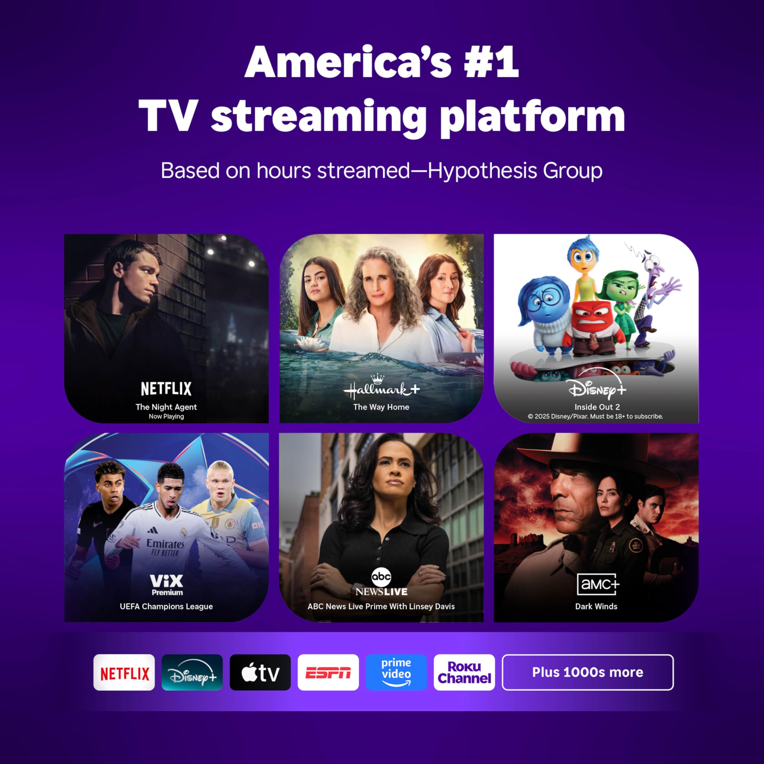 Roku Smart TV – 55-Inch Select Series, 4K HDR TV – Roku TV with Enhanced Voice Remote – Flat Screen LED Television with Wi-Fi for Streaming Live Local News, Sports, Family Entertainment