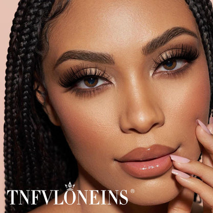 14 Pairs Wispy Mink Lashes False Eye Lashes Natural Look 5D Volume 16mm Fake Eyelashes Pack by TNFVLONEINS