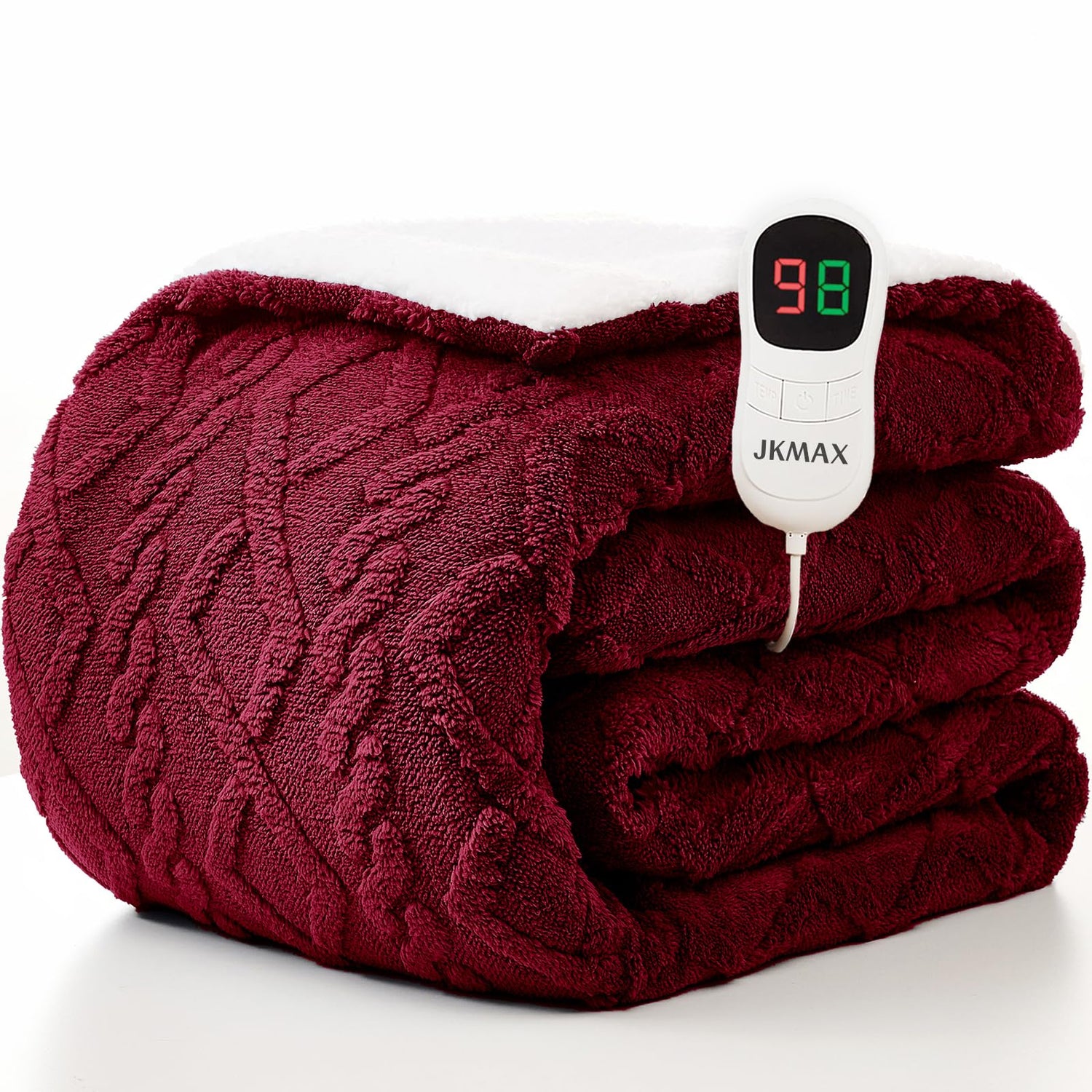 Heated Blanket Full Size - Premium Soft Heating Electric Blanket, Fast Heating with 10 Heating Settings, 5 Time Settings, Machine Washable - Perfect for Winter &amp; Cold Nights (72"x84", Grey)
