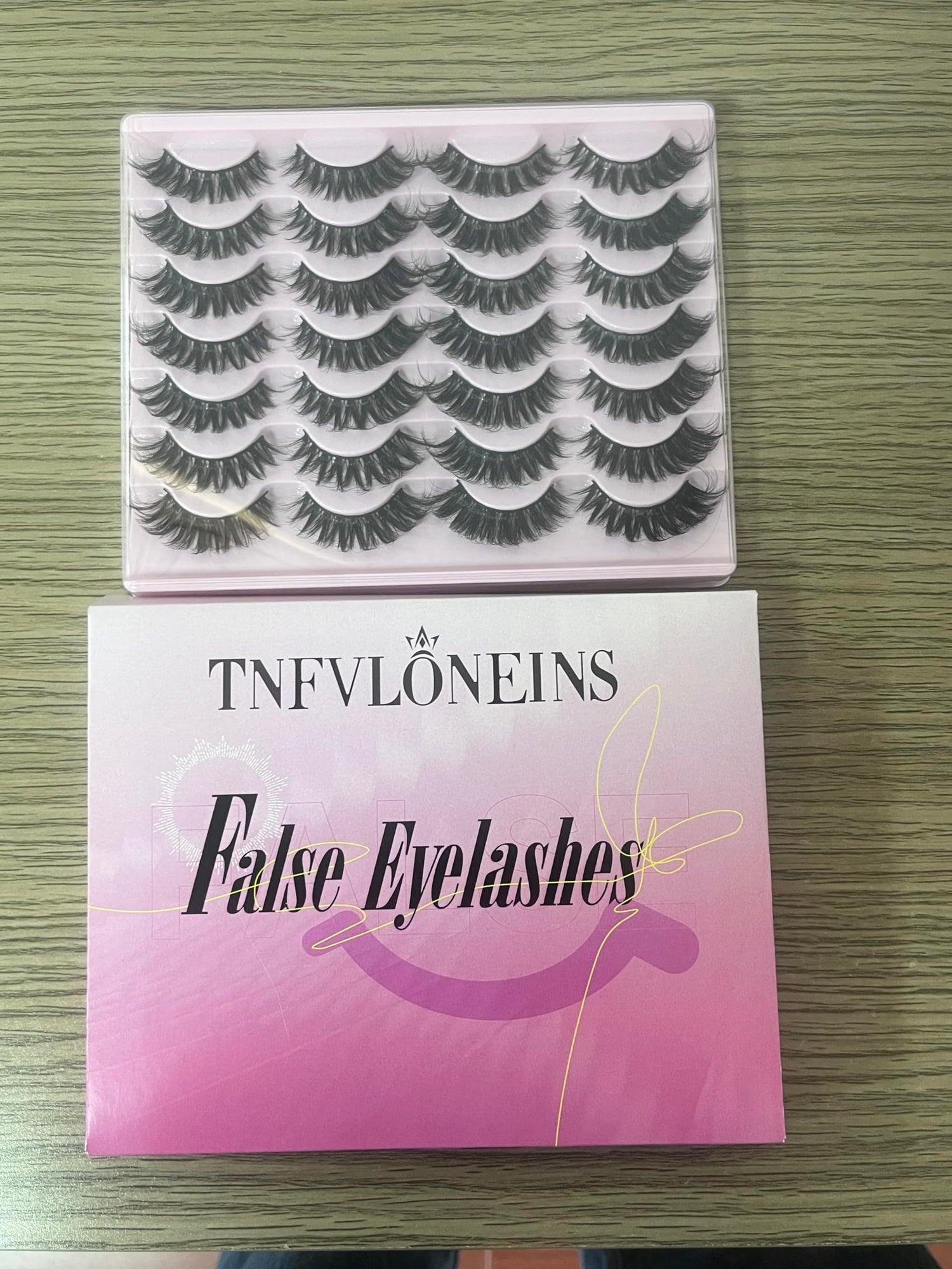 14 Pairs Wispy Mink Lashes False Eye Lashes Natural Look 5D Volume 16mm Fake Eyelashes Pack by TNFVLONEINS
