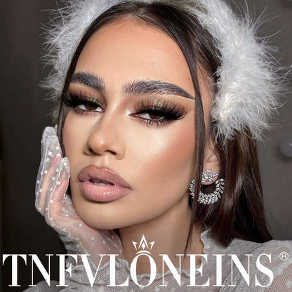 14 Pairs Wispy Mink Lashes False Eye Lashes Natural Look 5D Volume 16mm Fake Eyelashes Pack by TNFVLONEINS