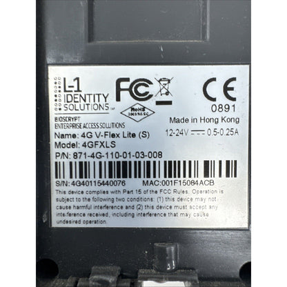 L-1 Identity Solutions 4GFXLSP 4G V-Flex Lite Fingerprint And Card Reader
