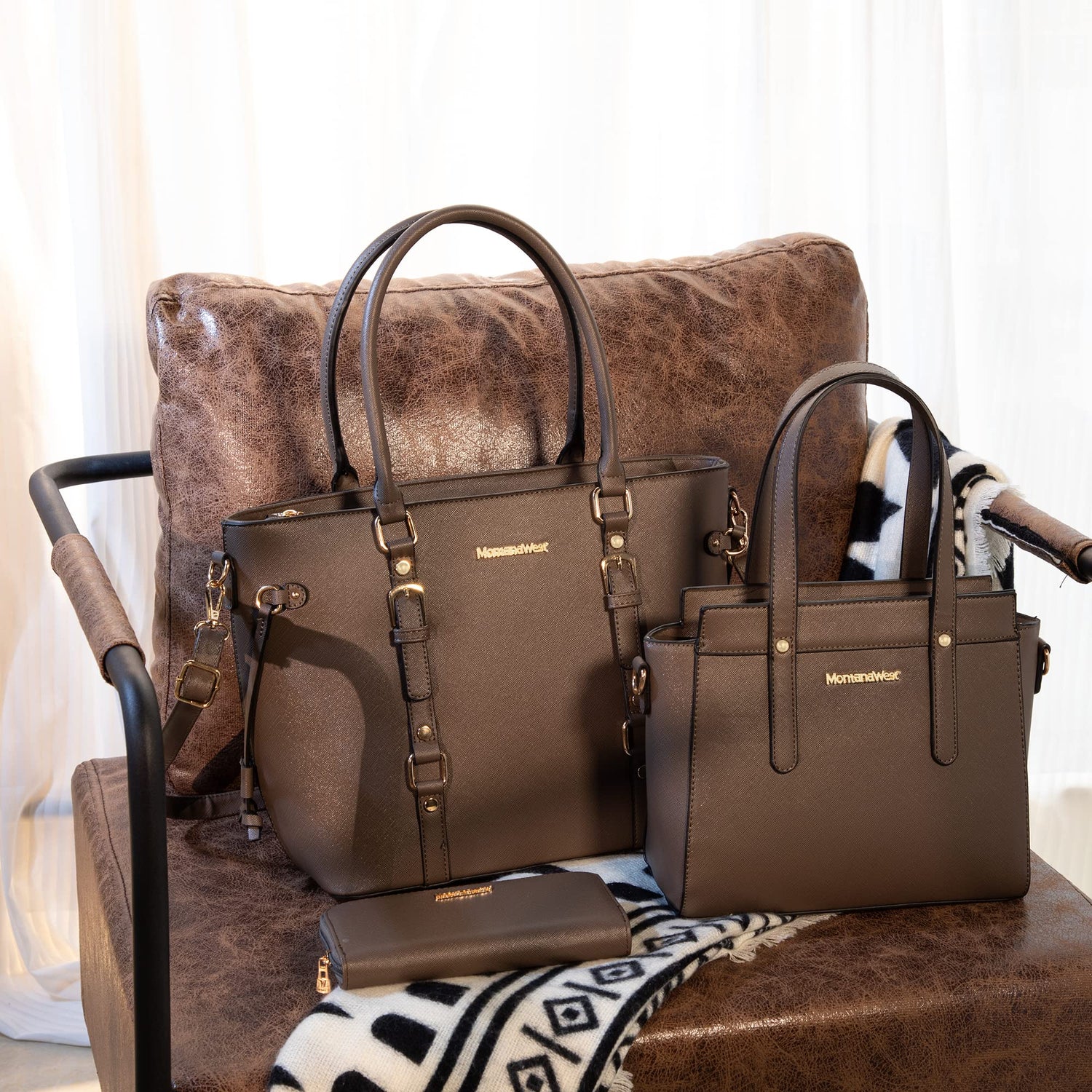 Montana West 3PCS Purses for Women Tote Bag and Wallet Set Shoulder Satchel Handbags
