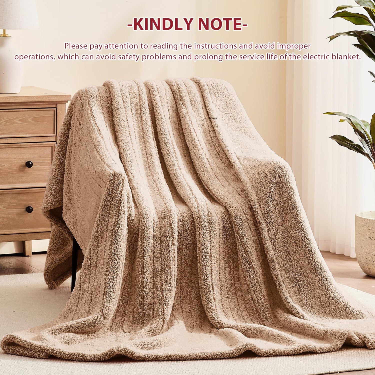 Heated Blanket Full Size - Premium Soft Heating Electric Blanket, Fast Heating with 10 Heating Settings, 5 Time Settings, Machine Washable - Perfect for Winter &amp; Cold Nights (72"x84", Grey)