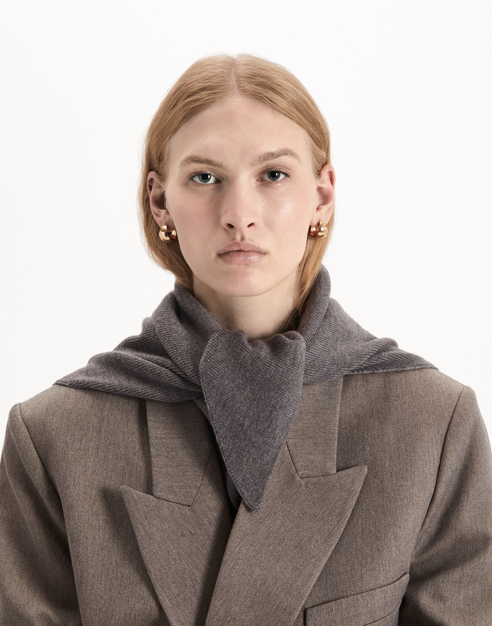 Merino Bandana Triangle Scarf