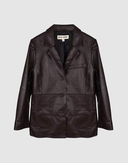 Deadstock Leather Blazer