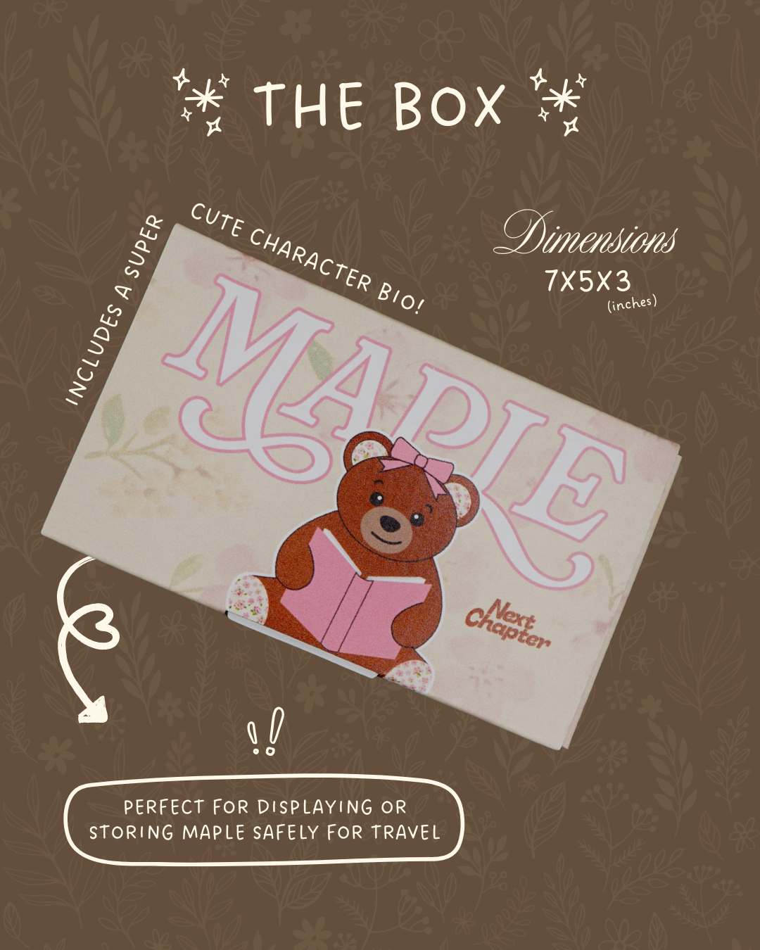Book Bear Bag Charm