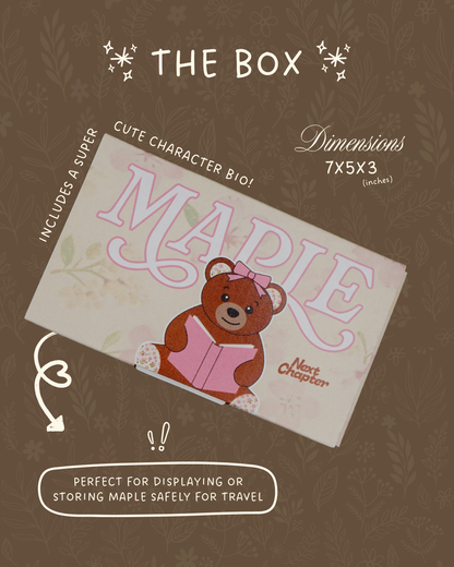 Book Bear Bag Charm