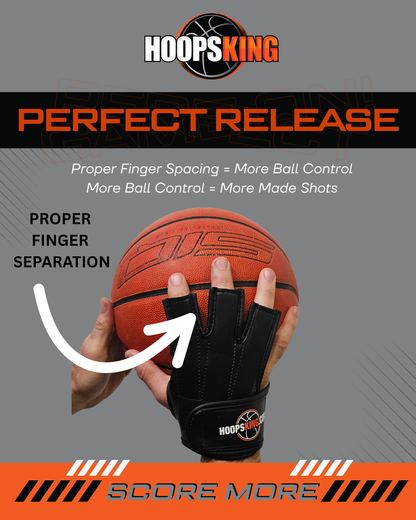 Perfect Jump Shot Glove | Basketball shooting glove with finger separation for improved ball control and shooting accuracy.