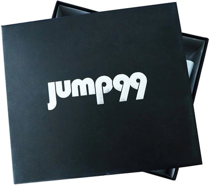 Black box with the logo "jump99" in white, designed for Jump 99 Plyometric Strength Training Shoes.
