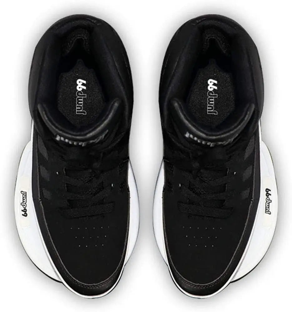 Black Jump 99 Plyometric Strength Training Shoes with mid-top design and white soles, featuring a sleek, athletic look.
