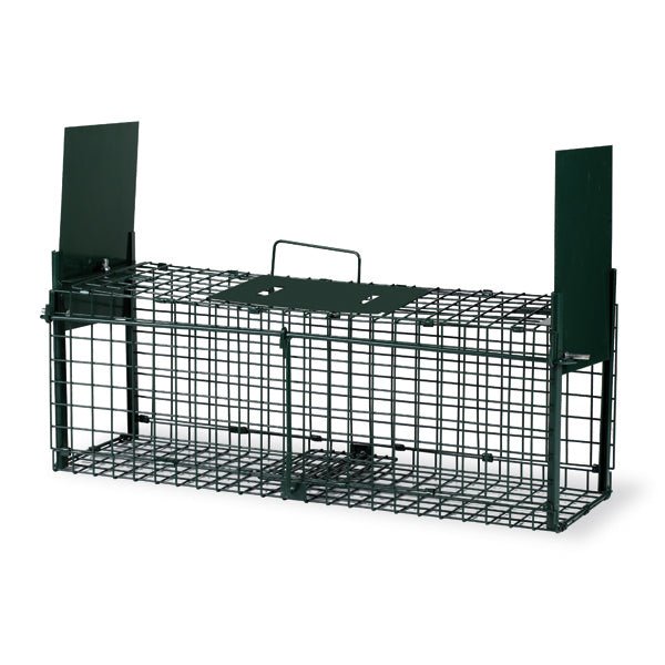 Metal Two-Door Live Animal Cage Trap – Foldable &amp; Durable