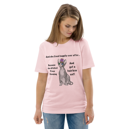 "DITCHED PRINCE CHARMING &amp; GOT A SPHYNX CAT" ECO TEE