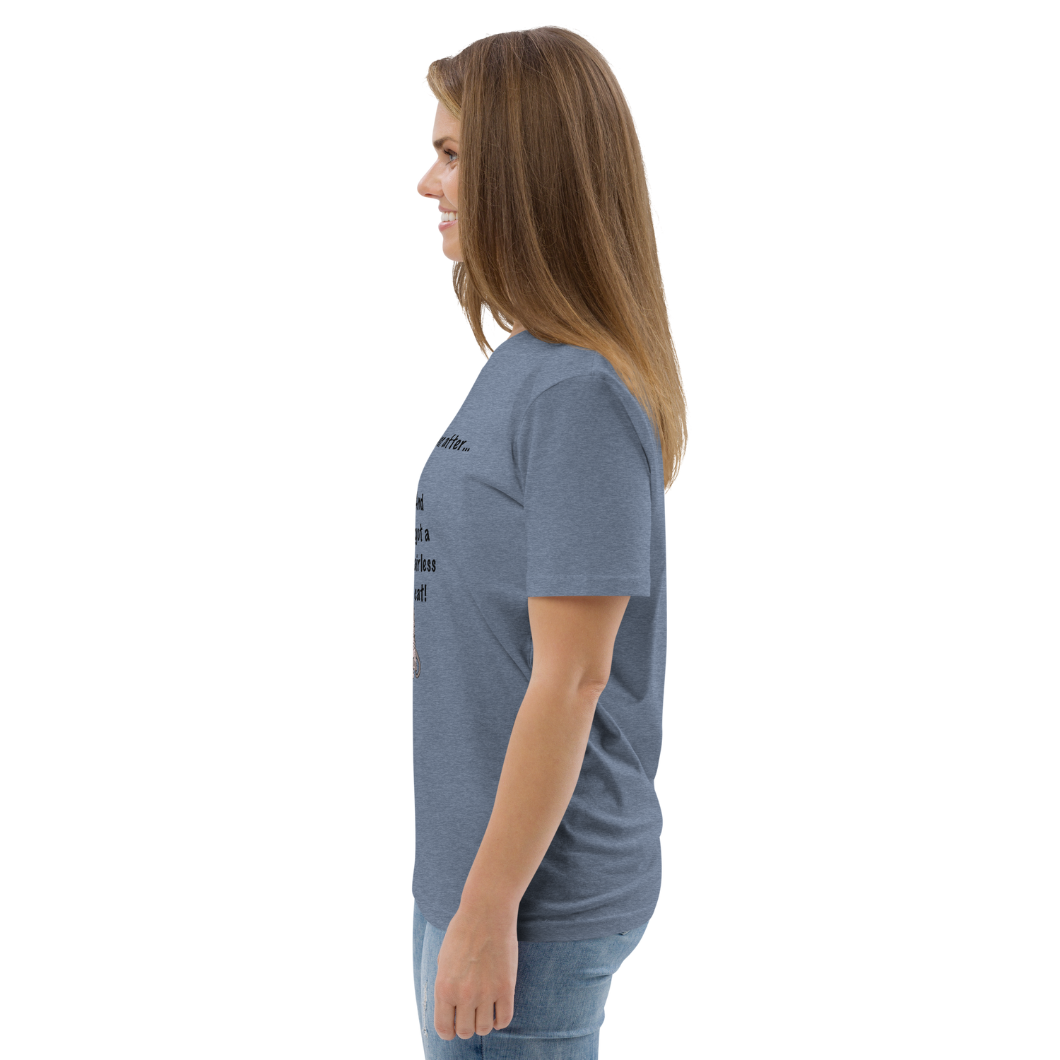 "DITCHED PRINCE CHARMING &amp; GOT A SPHYNX CAT" ECO TEE